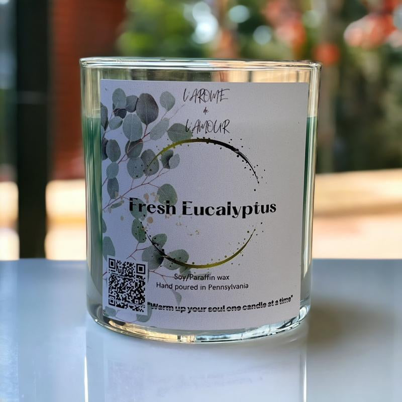 Fresh Eucalyptus Candle| Birthday Gift| Housewarming Gift| Wedding Gift