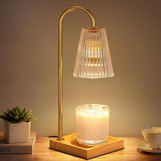 Candle Warmer Lamp-Electric Candle Warmer with Timer, for Mom,Dimmable Candle Warmers for Jar Candles,Wax Melt Warmer for Bedroom Home Decor, House Warming Gifts Home