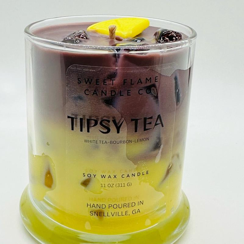 Tipsy Tea Scented Candle, Scented Candle, Mixed Drinks, Dessert Candle, Drink Candle, Long Island Ice Tea, Soy Candle, Decor