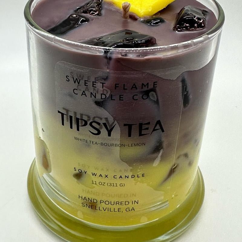 Tipsy Tea Scented Candle, Scented Candle, Mixed Drinks, Dessert Candle, Drink Candle, Long Island Ice Tea, Soy Candle, Decor