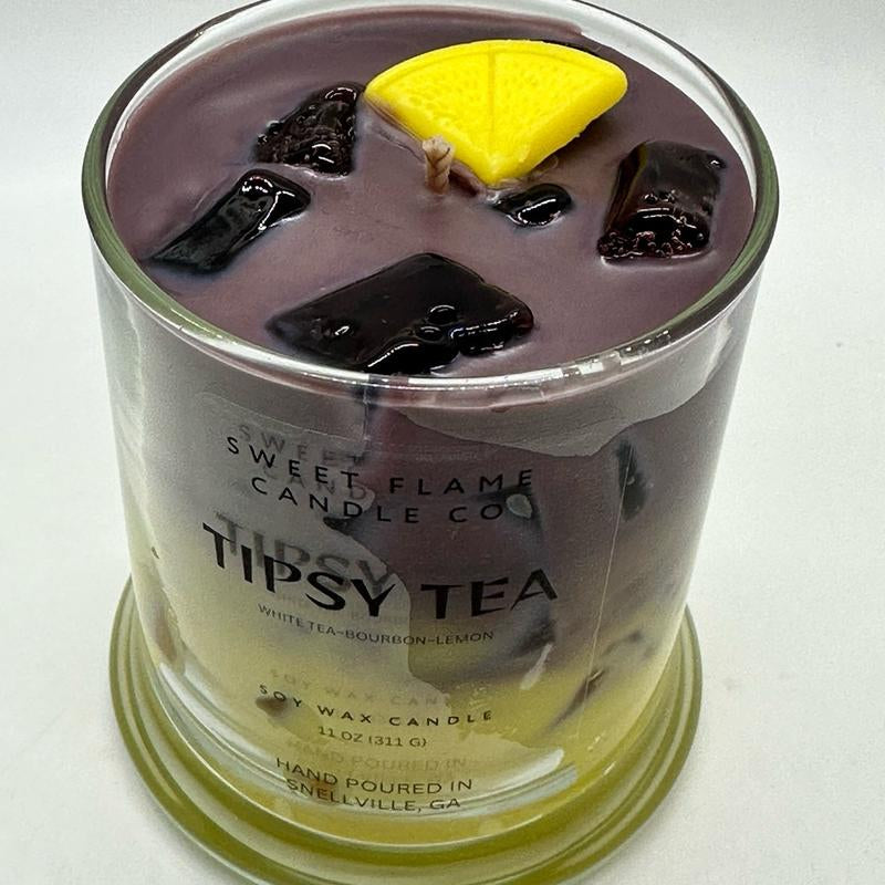 Tipsy Tea Scented Candle, Scented Candle, Mixed Drinks, Dessert Candle, Drink Candle, Long Island Ice Tea, Soy Candle, Decor