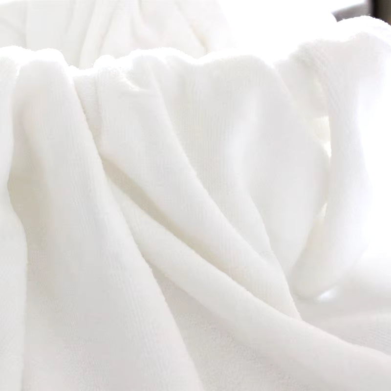 High Quality New 100% Cotton Bath Towels White Embroidery Star Hotel Luxury Bath Towel Sets Soft Hand Towel Absorbent 2020 New