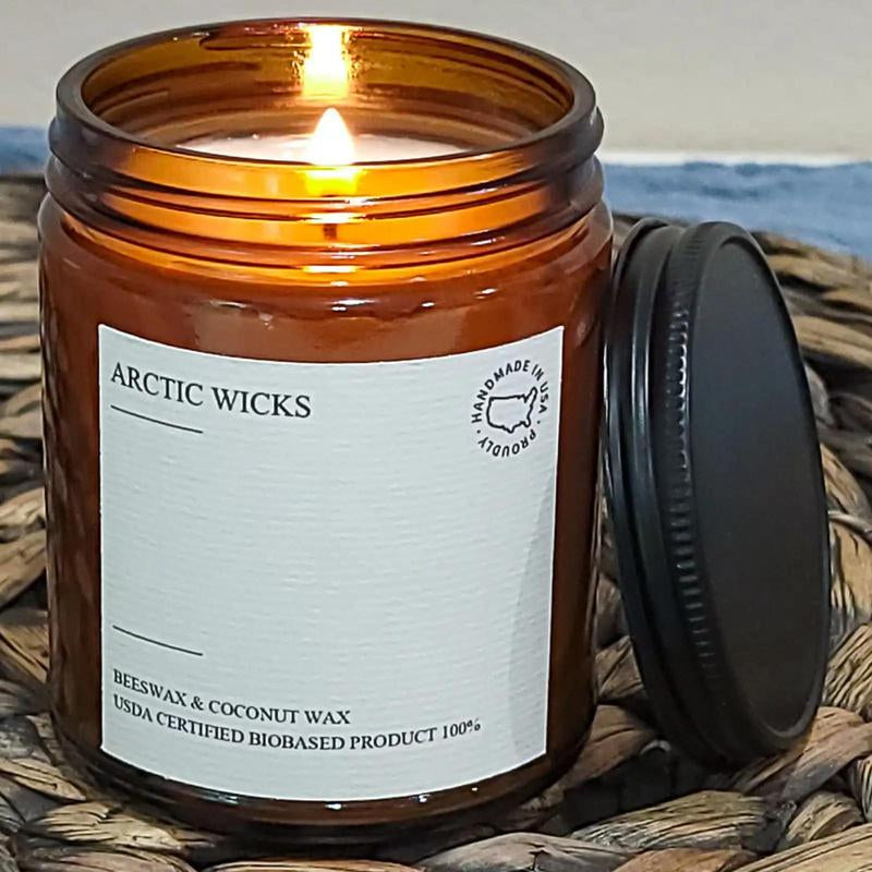 Midnight Whispers - 9Oz Coconut & Beeswax Non-Toxic Candles