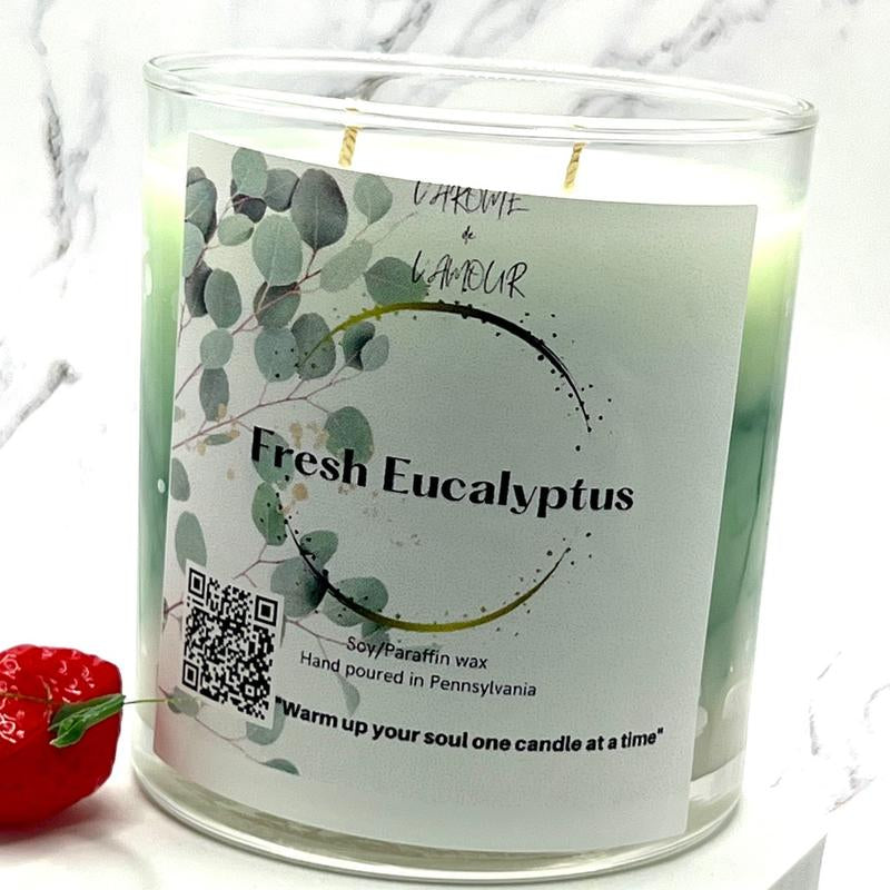 Fresh Eucalyptus Candle| Birthday Gift| Housewarming Gift| Wedding Gift