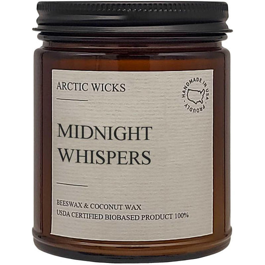 Midnight Whispers - 9Oz Coconut & Beeswax Non-Toxic Candles