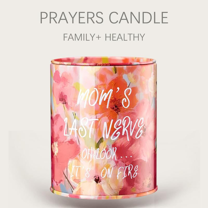 Prayer Candle(Strength + Energy)Christian Gifts Instead of Crystalenergy Back Candle 65-Hour Burn Spiritual Healing Scented Candle Forhome Energy Cleansing Chakra Healing & Banishing Negative Energyhealing Decor Candle Gift