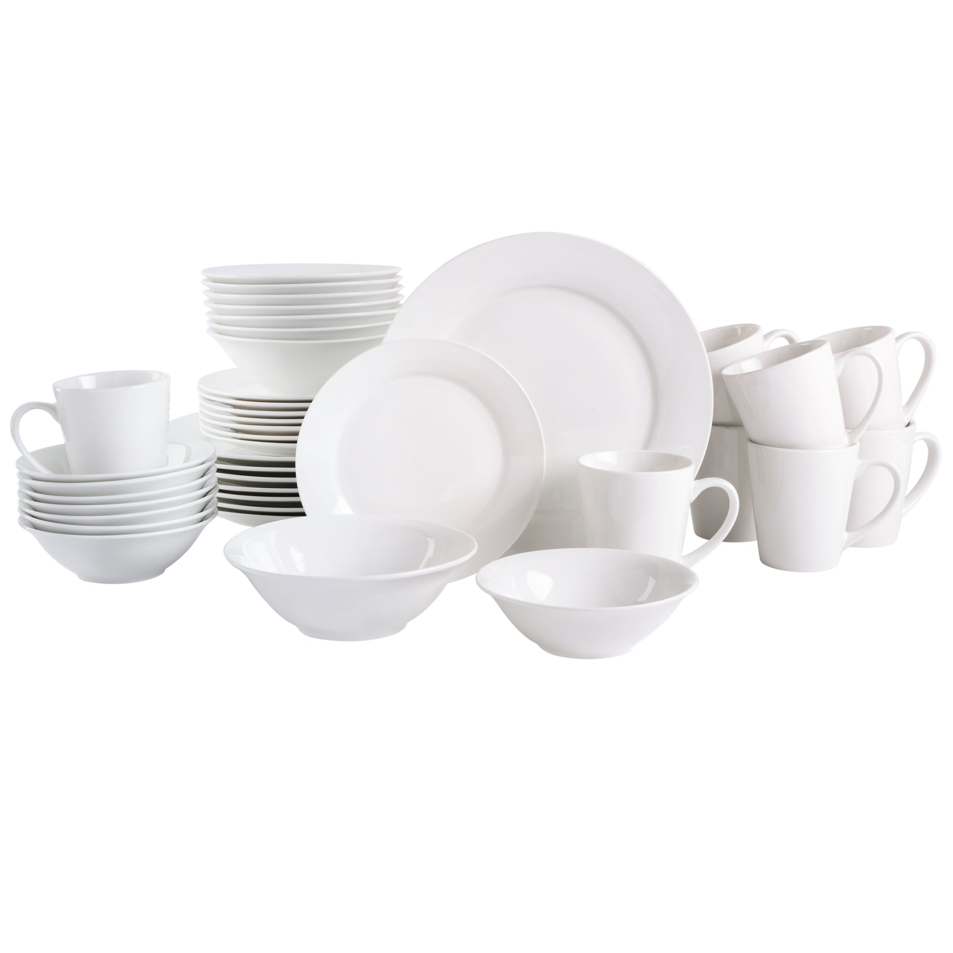 Everyday round 40-Piece Expanded Dinnerware Set