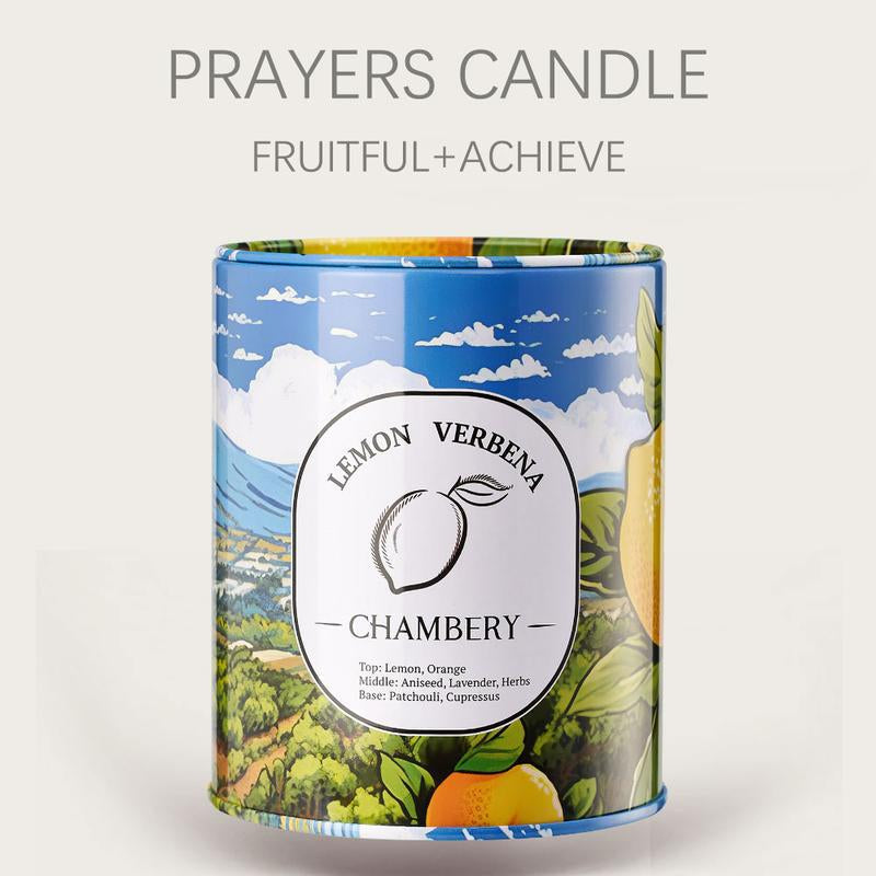 Prayer Candle(Strength + Energy)Christian Gifts Instead of Crystalenergy Back Candle 65-Hour Burn Spiritual Healing Scented Candle Forhome Energy Cleansing Chakra Healing & Banishing Negative Energyhealing Decor Candle Gift