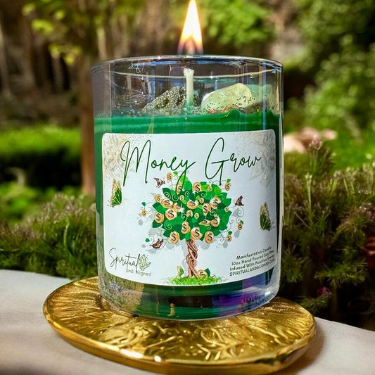 Money Grow Candle