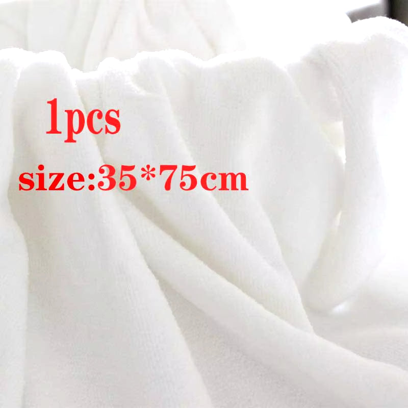 High Quality New 100% Cotton Bath Towels White Embroidery Star Hotel Luxury Bath Towel Sets Soft Hand Towel Absorbent 2020 New