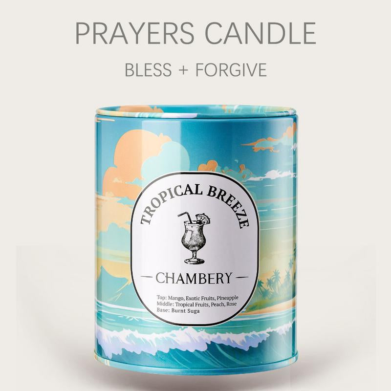 Prayer Candle(Strength + Energy)Christian Gifts Instead of Crystalenergy Back Candle 65-Hour Burn Spiritual Healing Scented Candle Forhome Energy Cleansing Chakra Healing & Banishing Negative Energyhealing Decor Candle Gift