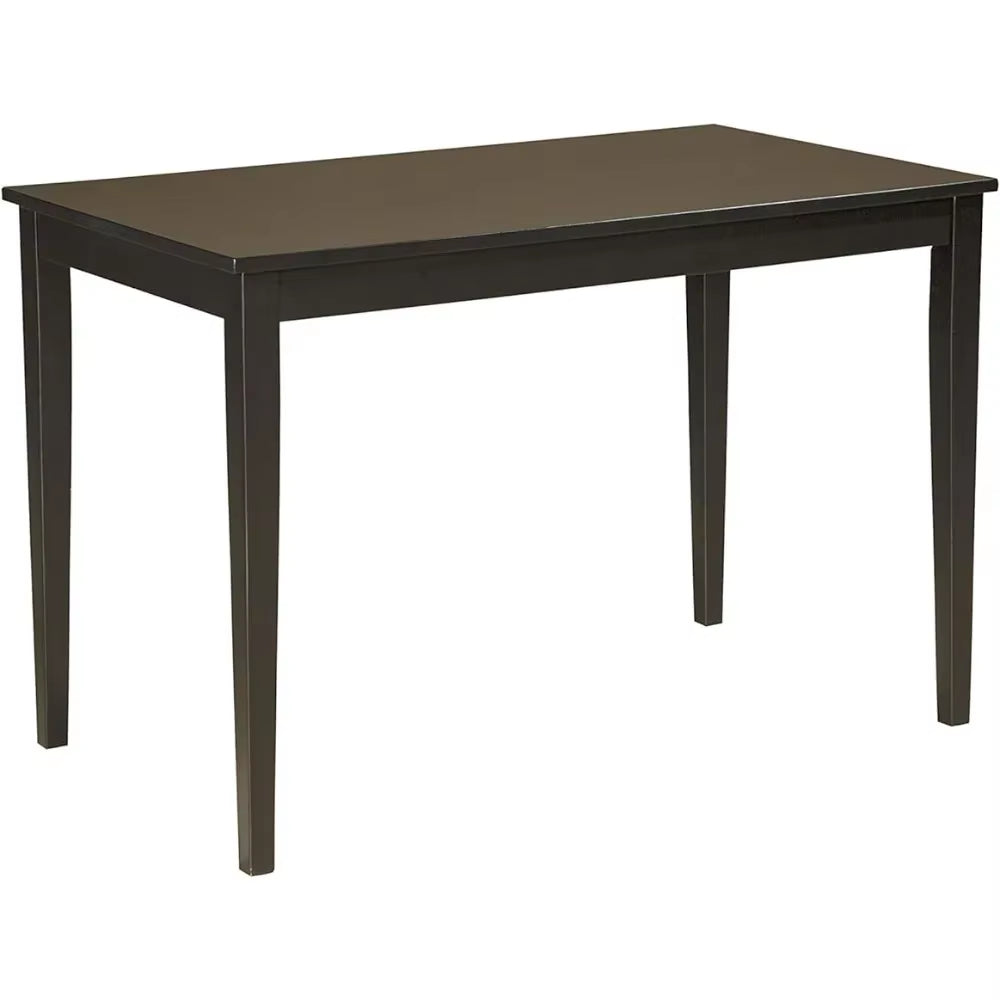 Kimonte Rectangular Dining Room Table, Black Living Room Furniture